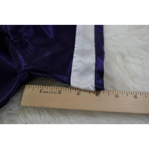 NWT 90s Y2K Vintage Adidas Spezial II Nylon Satin Soccer Shorts Purple Sz Small - Picture 9 of 12